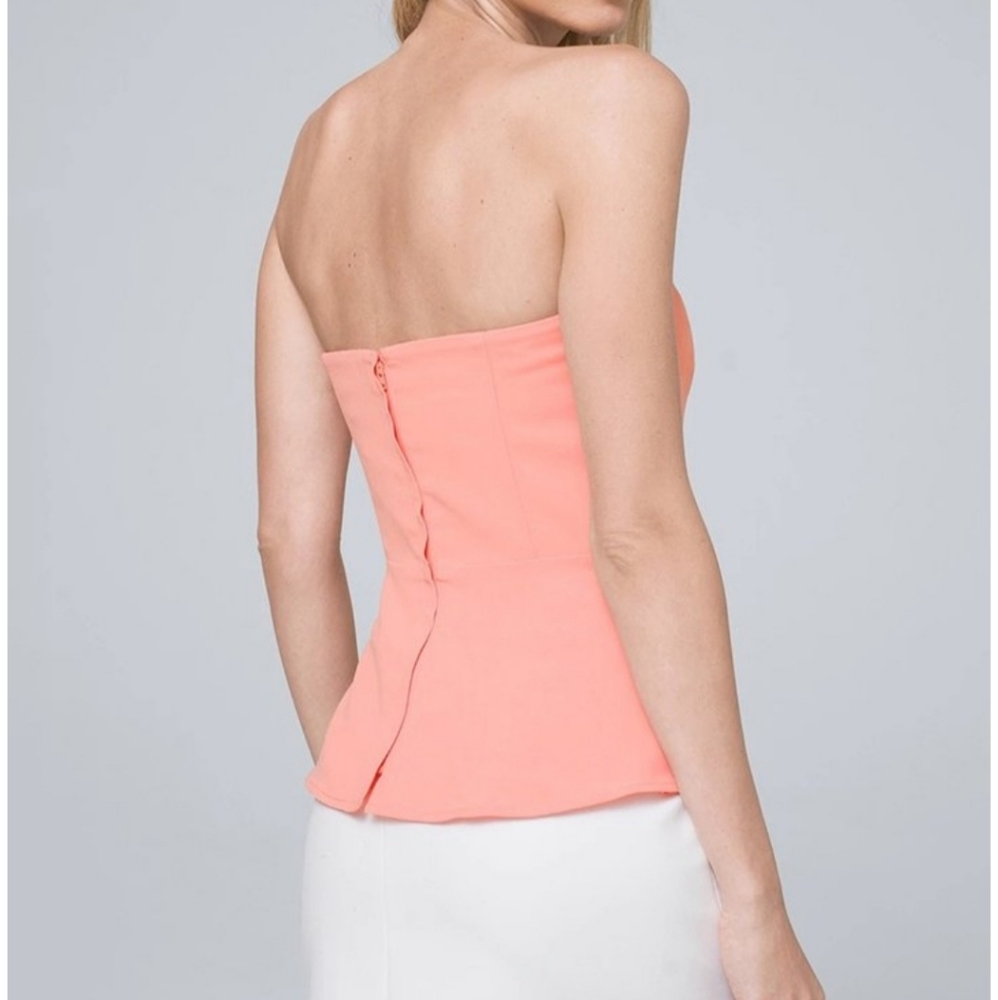 White House Black Market Peplum Top NEW - Picture 3 of 4
